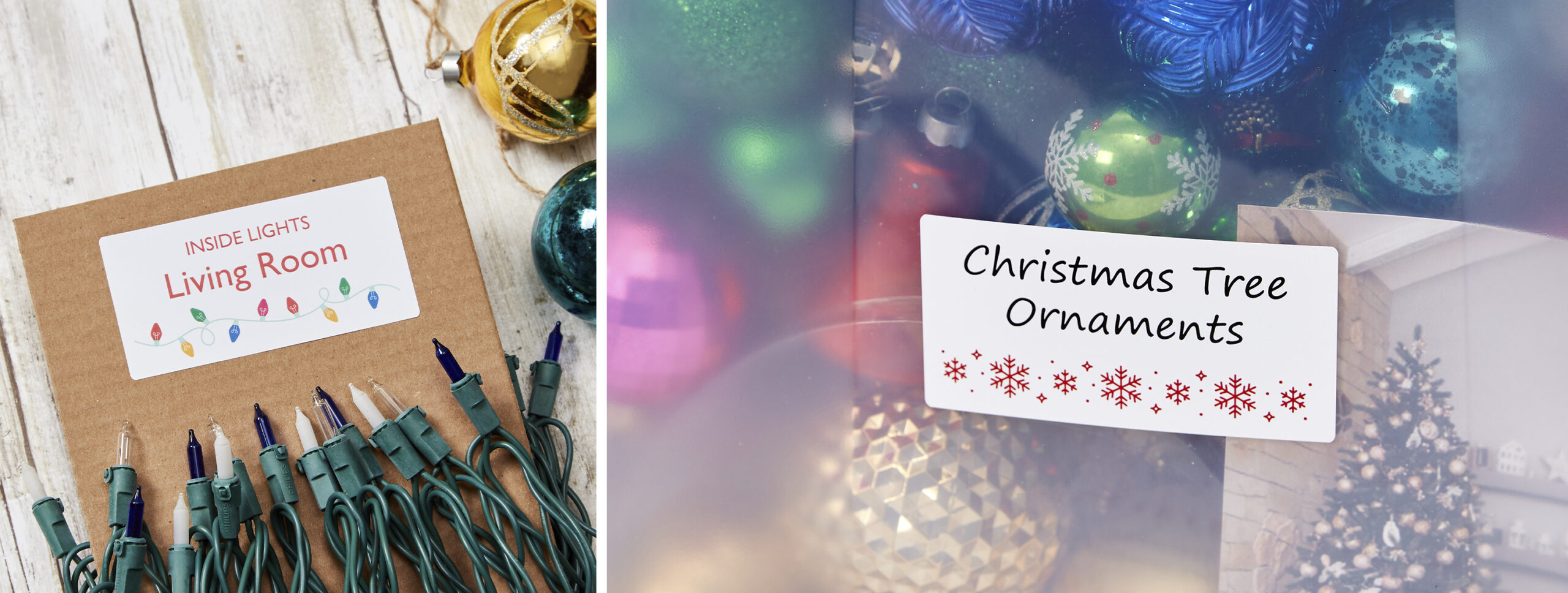How to organize holiday decorations