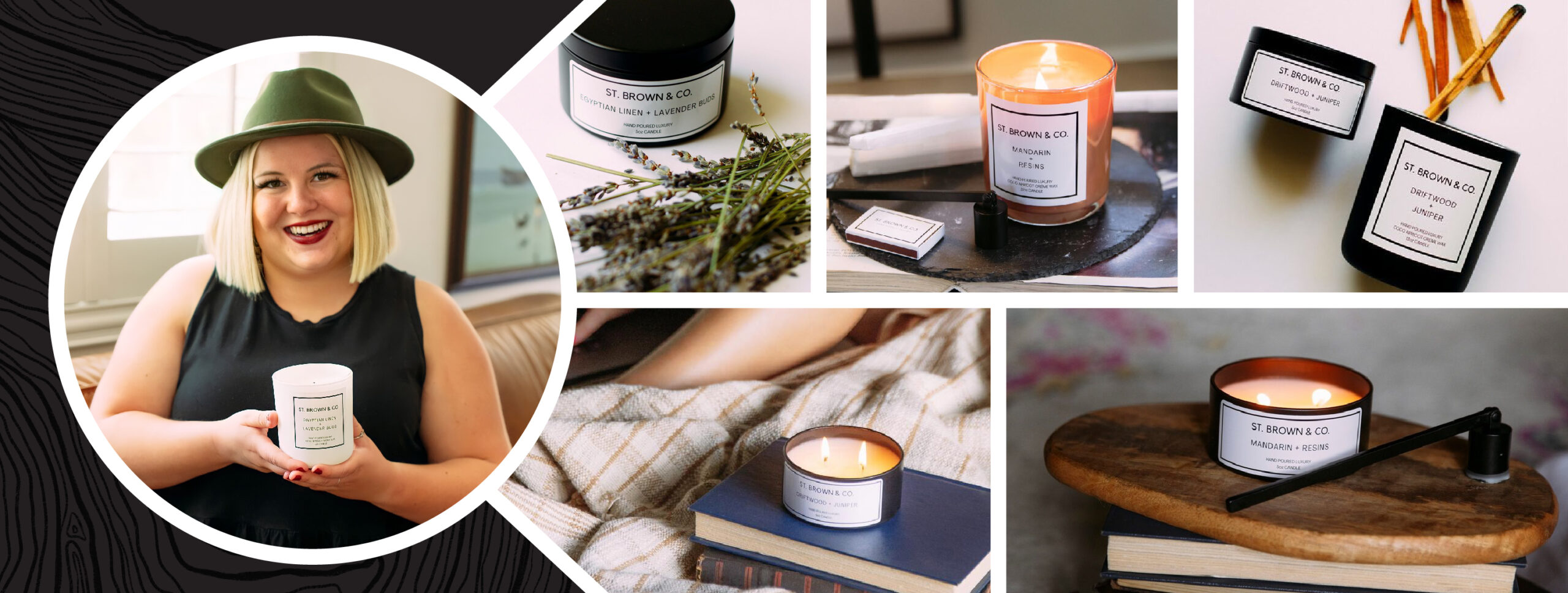 St. Brown & Co candles