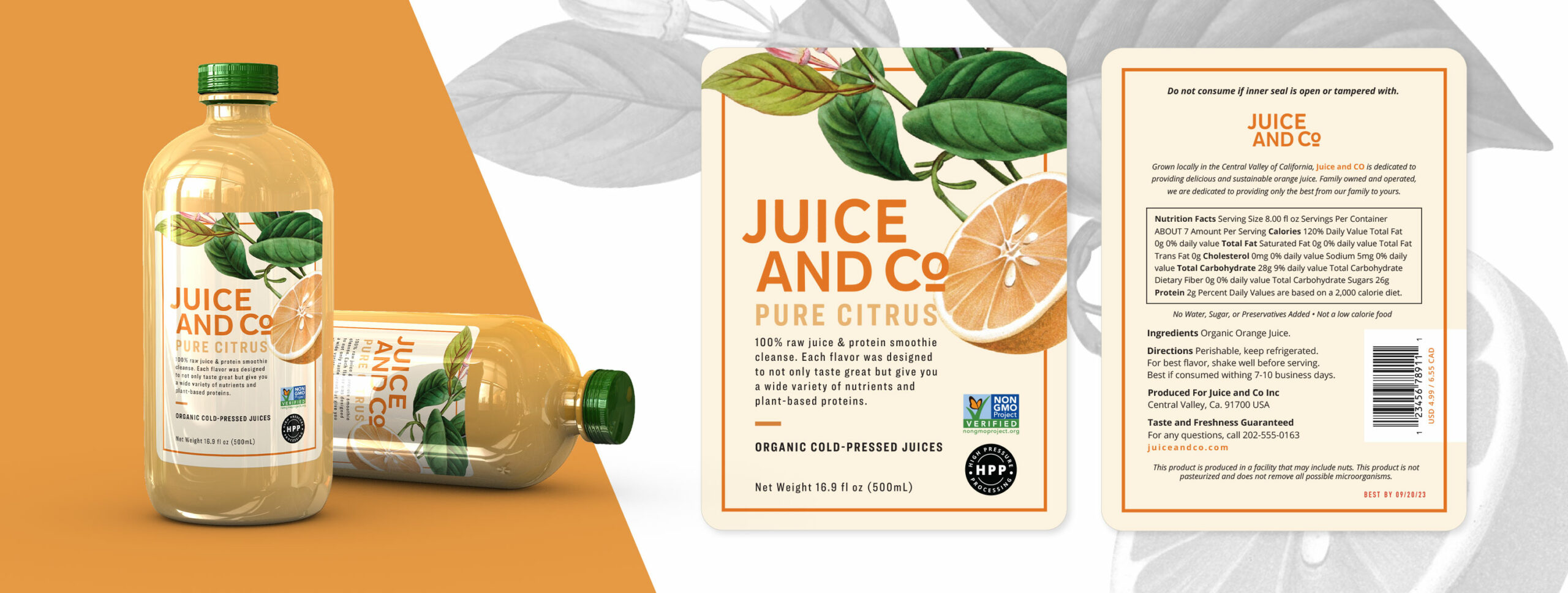 how to make juice labels